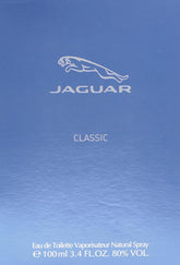 Jaguar Classic Blue Eau de Toilette for Men - 3.4 oz